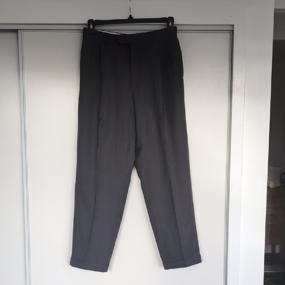 Men's Classic Assets By Andrew Fezza gray dress pants 31" waist